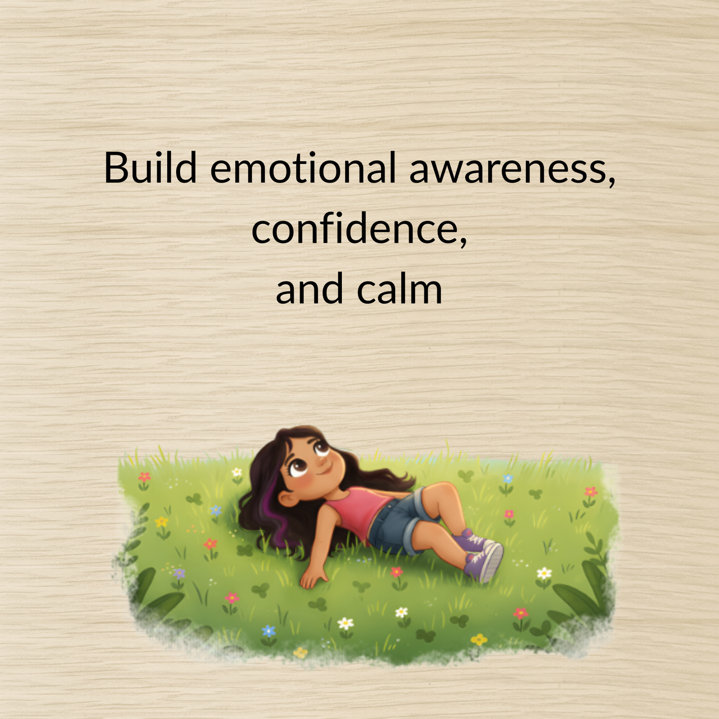 illustration representing emotional awareness confidence and calm for children learning feelings